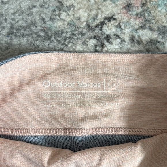 Outdoor Voices Spring Tricolor Leggings - Picture 3 of 9